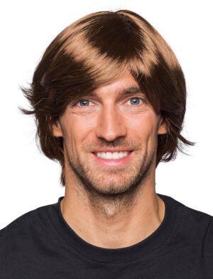 Kostümzubehör Kostümzubehör Perücke Christoph braun one size