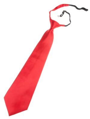Kostümzubehör Krawatte Satin Herren rot