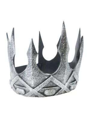 Kostümzubehör Krone Zacken silber one size