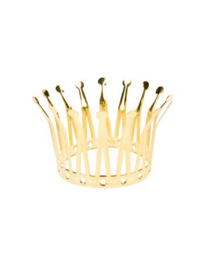 Kostümzubehör Krone gold Metall 16 Zacken
