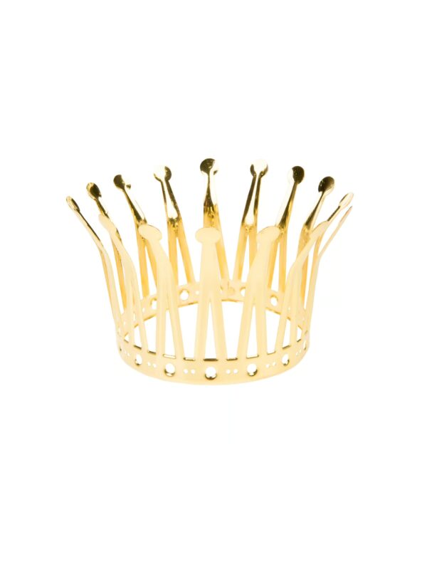 Kostümzubehör Krone gold Metall 16 Zacken