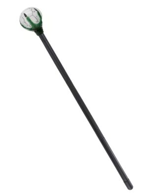 Kostümzubehör Magischer Stab variable Länge schwarz/weiß