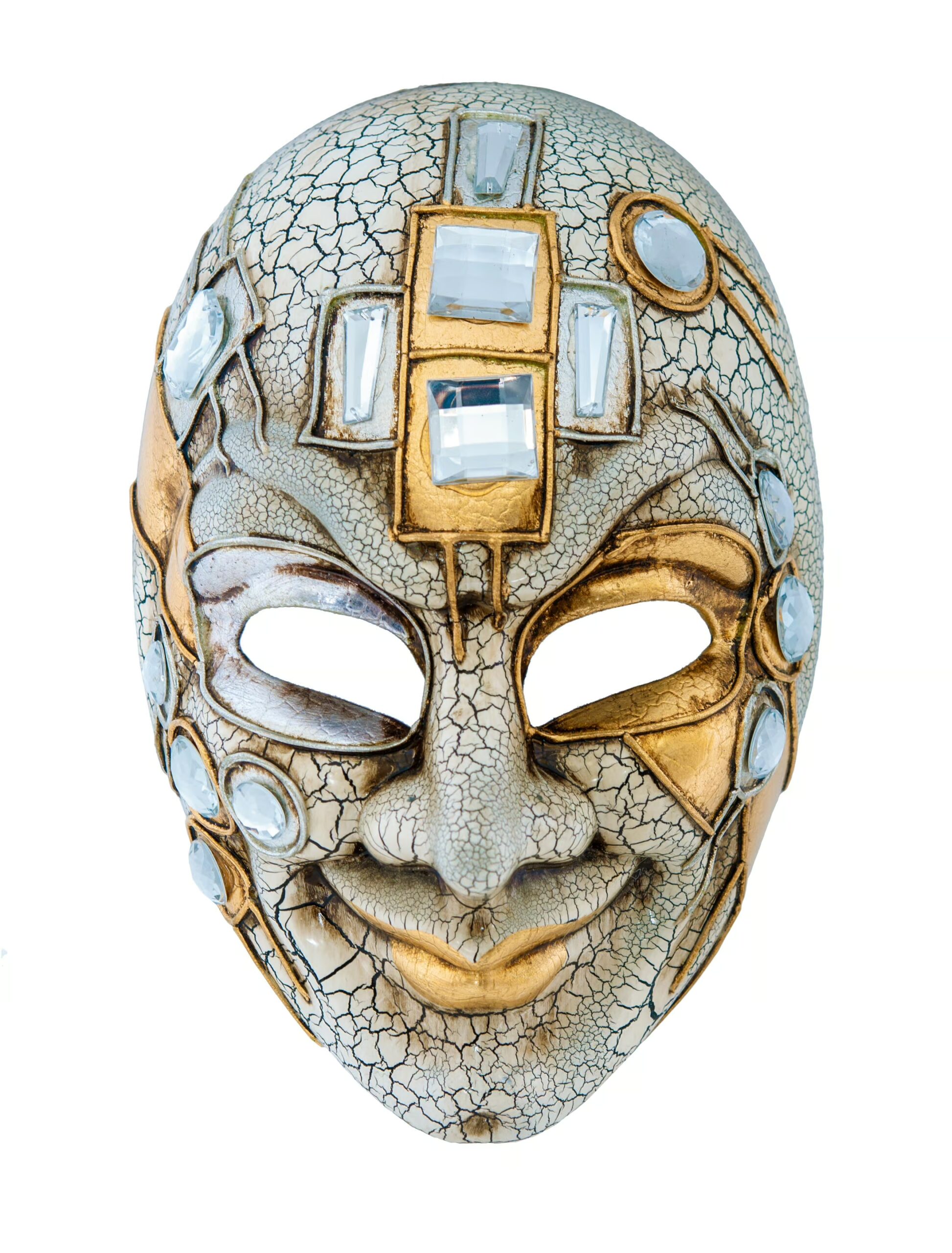 Kostümzubehör Maske Gesicht gold/silber 1 Kostümzubehör Maske Gesicht gold/silber