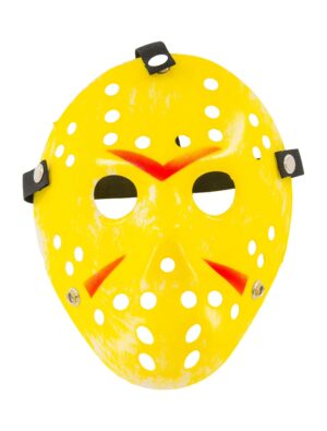 Kostümzubehör Maske Hockey gelb