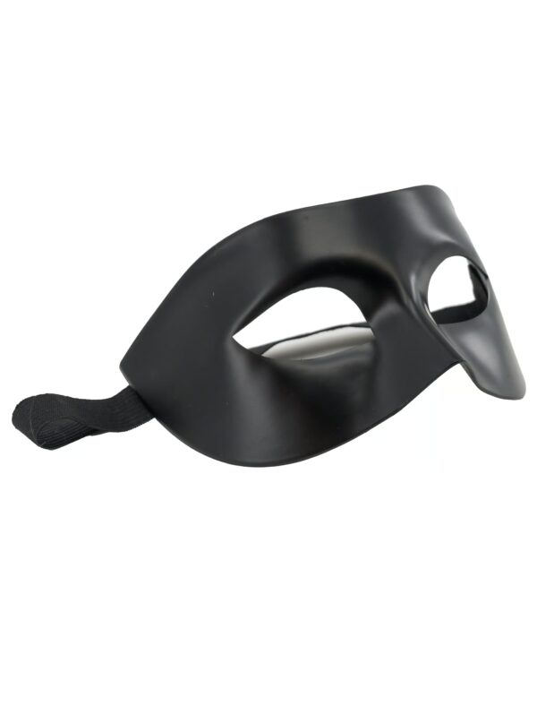 Kostümzubehör Maske schwarz