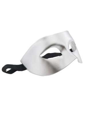 Kostümzubehör Maske silber