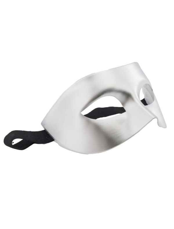 Kostümzubehör Maske silber
