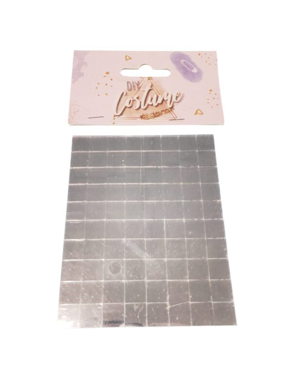 Kostümzubehör Mosaikspiegel Farbe: silber