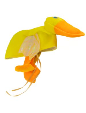 Kostümzubehör Mütze Ente mit Flügeln gelb one size