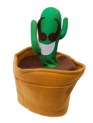 Kostümzubehör Mütze Kaktus grün/braun one size