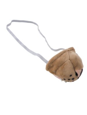 Kostümzubehör Nase Plüsch Löwe braun