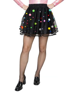 Kostümzubehör Netzstrumpfhose fein mit Strassnaht schwarz one size