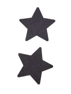Kostümzubehör Nippel Cover Stern Farbe: schwarz
