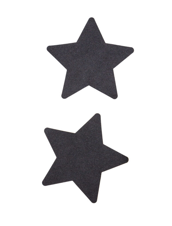 Kostümzubehör Nippel Cover Stern Farbe: schwarz