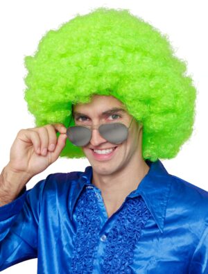 Kostümzubehör Perücke Hippie Lockenkopf Farbe: