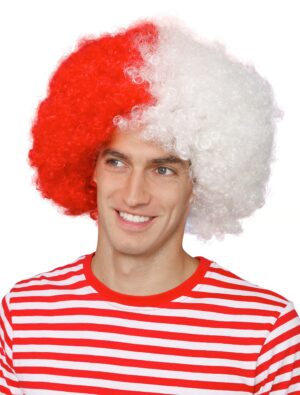 Kostümzubehör Perücke Hippie Lockenkopf Farbe: