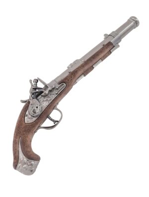 Kostümzubehör Pistole Pirat antik silber