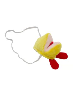 Kostümzubehör Schnabel Plüsch Huhn gelb