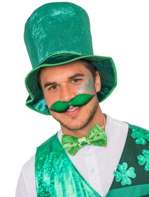 Kostümzubehör Schnurrbart St. Patrick's Day Farbe: grün