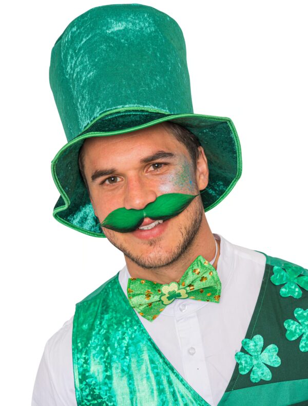 Kostümzubehör Schnurrbart St. Patrick's Day Farbe: grün