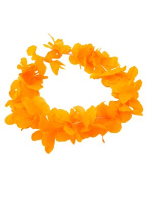 Kostümzubehör Stirnband Hawaii neonorange