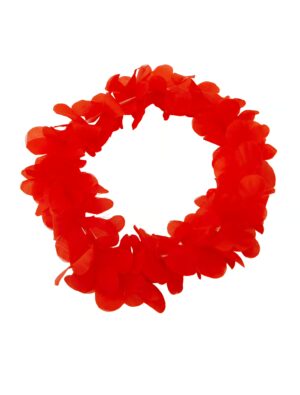 Kostümzubehör Stirnband Hawaii rot