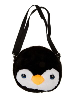 Kostümzubehör Tasche Pinguinkopf Farbe: schwarz/weiß