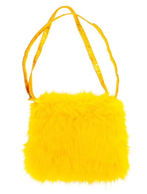 Kostümzubehör Tasche Plüsch Deluxe gelb
