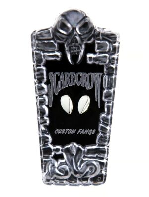 Kostümzubehör Vampirzähne Lady Deluxe silber