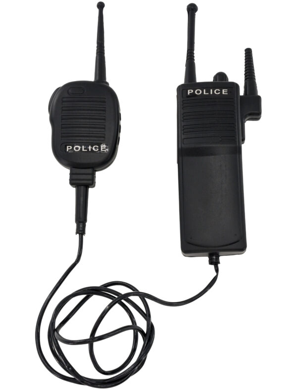 Kostümzubehör Walkie Talkie schwarz