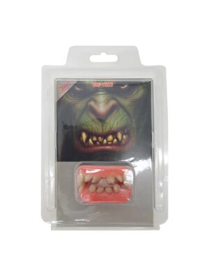 Kostümzubehör Zähne Bestie beige