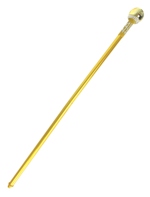 Kostümzubehör Zepter königlich gold