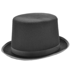 Kostümzubehör Zylinder Filz Herren schwarz 55