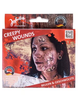 Latex Beulen & Geschwülste beige/rot