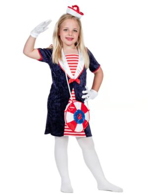 Matrosenkleid 116 Farbe: blau