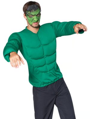 Muskel Oberteil grün one size