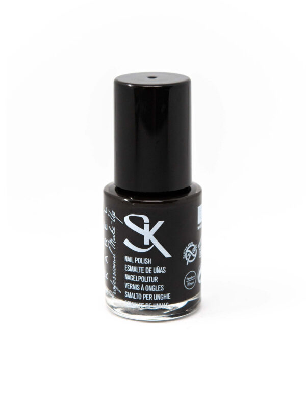 Nagellack Color 10ml schwarz Schminke für Karneval & Fasching