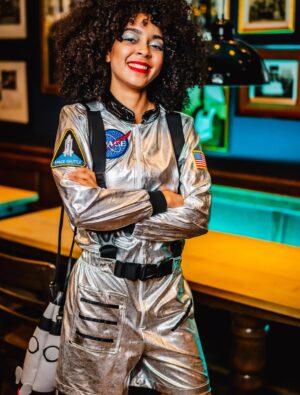 Overall Astronaut Damen silber 40