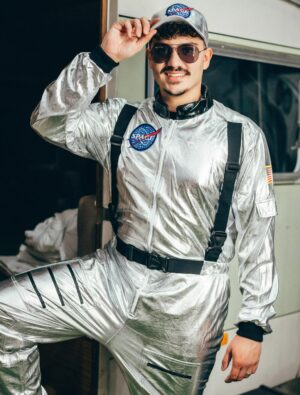 Overall Astronaut Herren silber 60