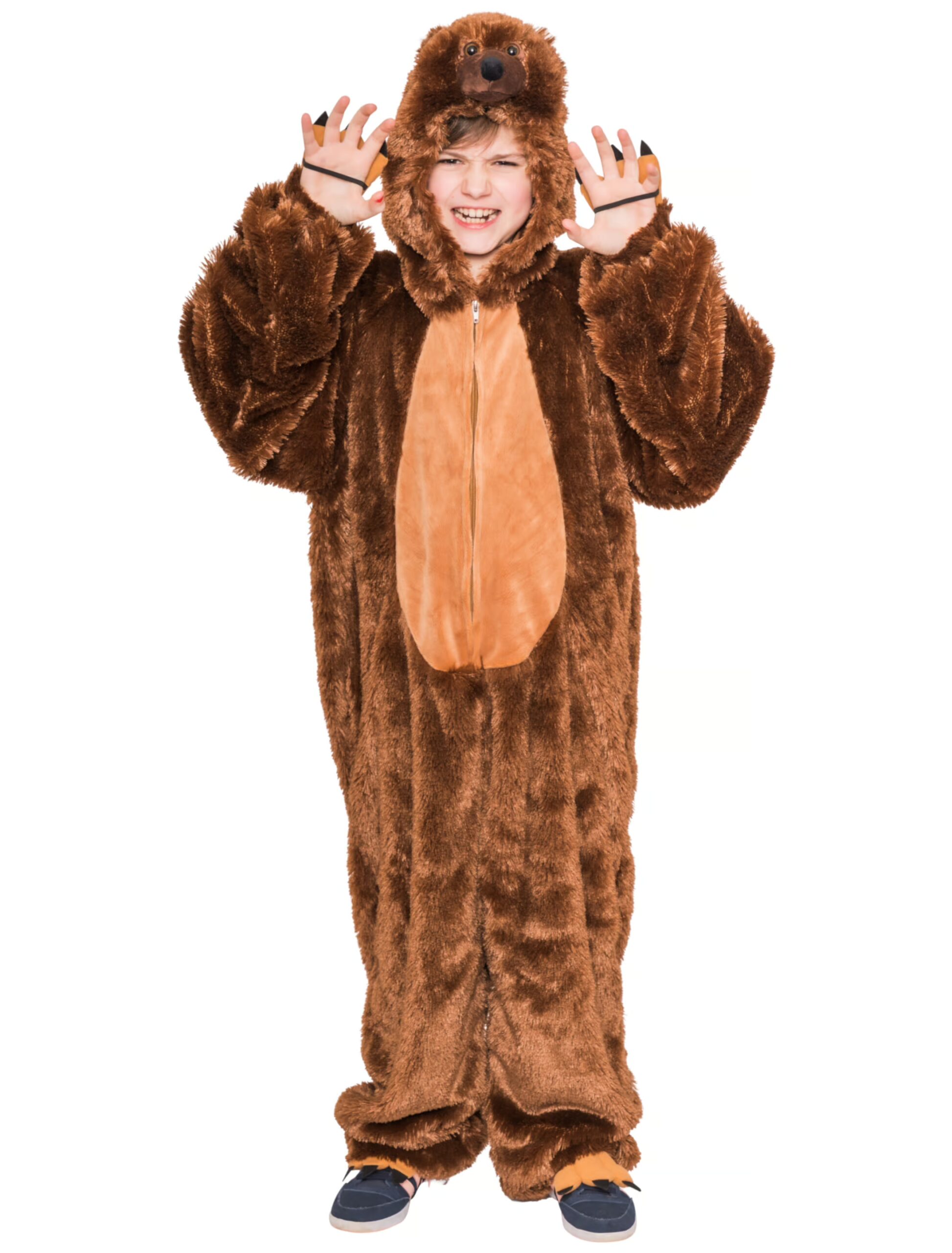 Overall Braunbär Plüsch Kinder braun 140-164 1 Overall Braunbär Plüsch Kinder braun 140-164