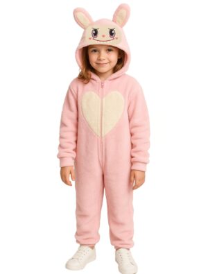 Overall Kuschelmonster Kinder rosa 116