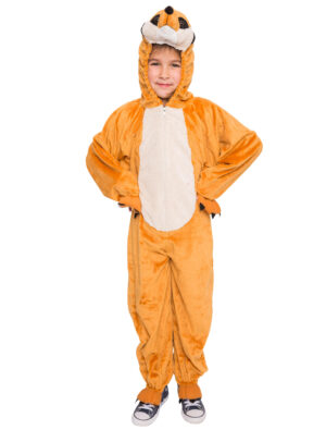Overall Plüsch Erdmännchen Kinder hellbraun 140-164