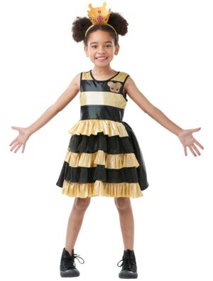 Queen Bee L.O.L Kinder 2-tlg. schwarz/gelb L