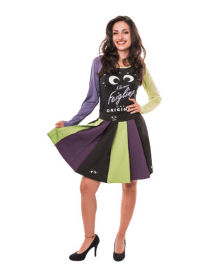 Rock Kleiner Feigling Damen schwarz/grün S/M