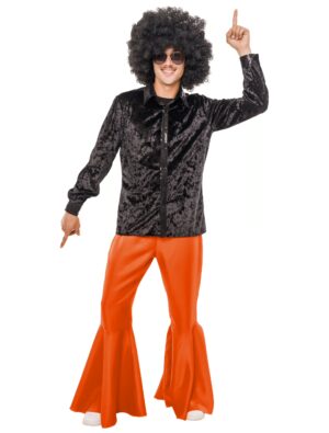 Schlaghose Herren orange 50