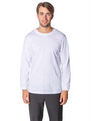 Shirt langarm weiß S