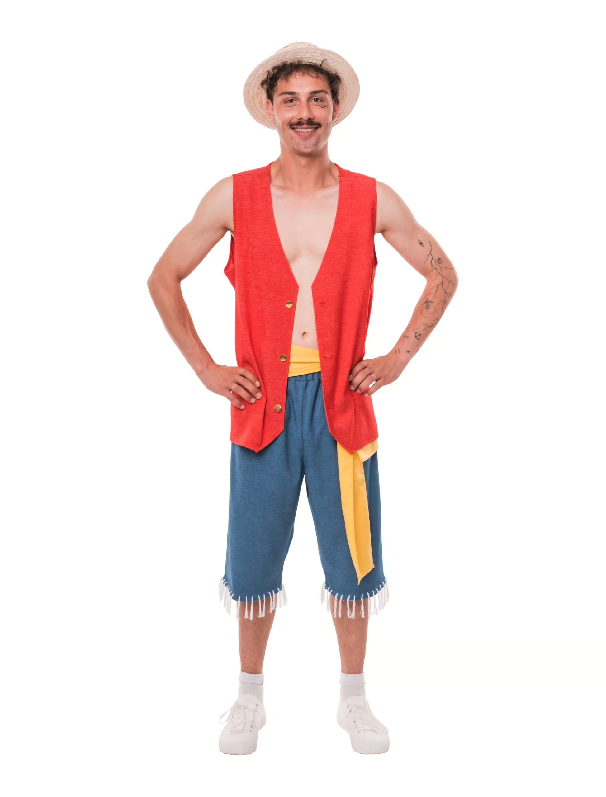 Shorts Strohhutpirat blau 2XL/3XL 1 Shorts Strohhutpirat blau 2XL/3XL