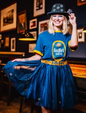 T-Shirt Gaffel Kölsch blau 5XL