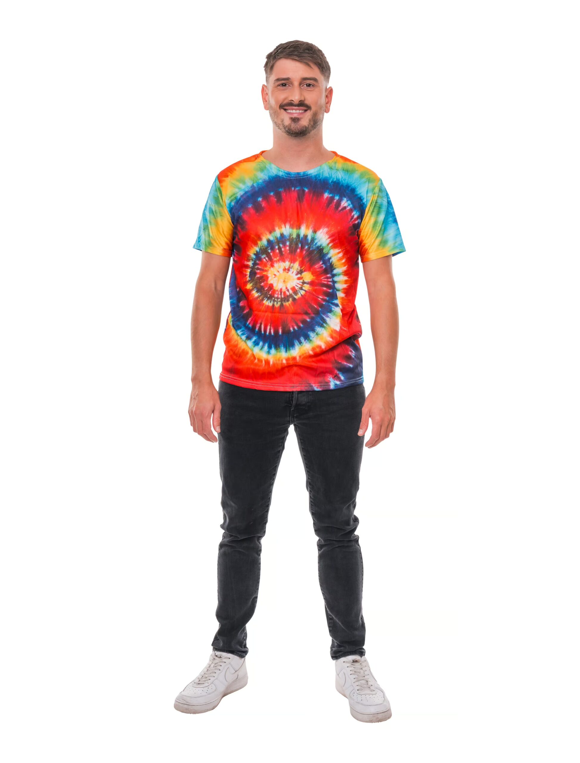 T-Shirt Hippie Batik Herren bunt XL/2XL Farbe: bunt 1 T-Shirt Hippie Batik Herren bunt M/L Farbe: bunt