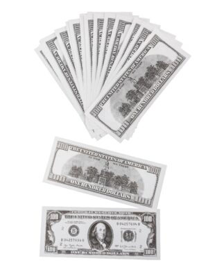 US Dollar Noten 20 Stück Farbe: weiß/grün